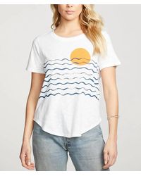 Chaser Brand - Modern Sunset Gauze Jersey Tee - Lyst