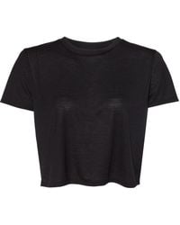 Bella Canvas - Flowy Crop Tee - Lyst