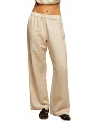 PERFECTWHITETEE - Georgette Linen Pull On Pants - Lyst