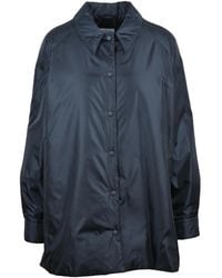 Aspesi - Colors Puff Sleeves Padded Polyamide Shirt - Lyst