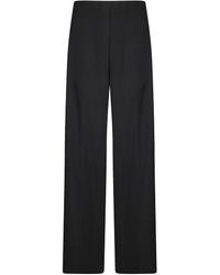 Stefano Mortari - Wide-Leg Trousers With High Elastic Waistband - Lyst