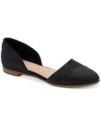 TOMS - Jutti Flats Leather Comfort Slip-On D'Orsay Fzp443 - Lyst