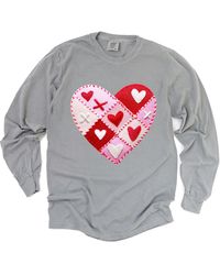 Simply Sage Market - Heart Stitching Patchwork Print - Lyst