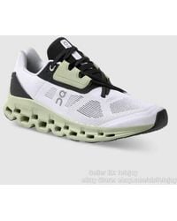 On Shoes - Cloudstratus Running Shoes ( B Width ) In White/black - Lyst