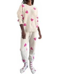 Splendid - Fuzzy Sweater Pajama Set - Lyst