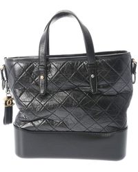 Chanel - Gabrielle Leather Shopper Bag (pre-owned) - Lyst