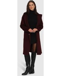 Belle & Bloom - Walk This Way Wool Blend Oversized Coat - Lyst