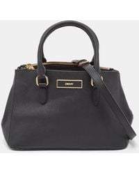 DKNY - Saffiano Leather Robinson Double Zip Tote - Lyst