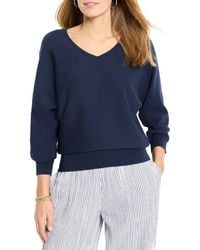 NIC+ZOE - Easy V-Neck Sweater - Lyst