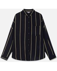 WILD PONY - Striped Fluid Shirt - Lyst