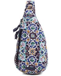 Vera Bradley - Cotton Essential Compact Sling Backpack - Lyst