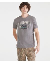 Aéropostale - Cali Script Logo Appliquac Graphic Tee - Lyst