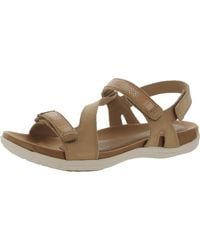 Cobb Hill - Ch Rubey Faux Leather Ankle Strap Flats - Lyst