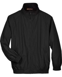 Harriton - Fleece Lined Nylon Jacket - Lyst