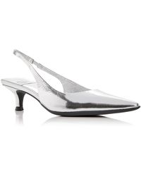 Jeffrey Campbell - Persona Metallic Leather Pumps - Lyst