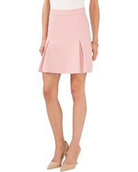 Vince Camuto - Box Pleat Lined Mini Skirt - Lyst