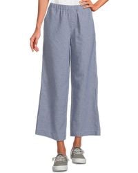 Mod-o-doc - Crop Wide Leg Pants - Lyst