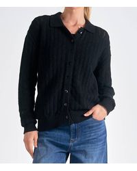 Elan - Button Down Cardigan Sweater - Lyst