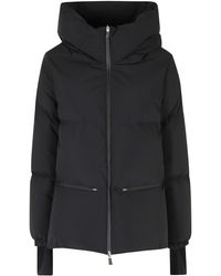 Herno - High-Collar Padded Nylon Down Jacket - Lyst
