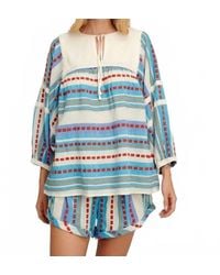 Pearl & Caviar - Alonissos Cotton Shirt - Lyst