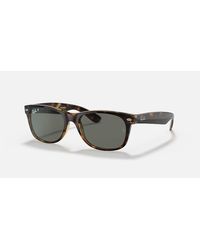 Ray-Ban - New Wayfarer Classic Medium Polarized Sunglasses Rb2132 902/58 - Lyst