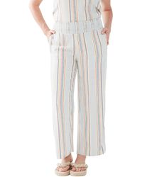 Fdj - Beachy Stripe Pull On Pant - Lyst