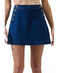 Sugarlips - Lavinia Denim Malty Mini Skirt - Lyst