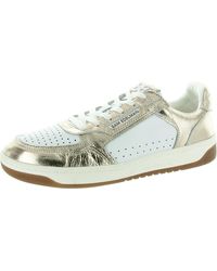 Sam Edelman - Harper Faux Leather Metallic Casual And Fashion Sneakers - Lyst