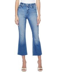 L'Agence - Kendra High-Rise Laguna Crop Flare Jean - Lyst