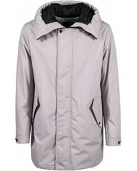 Moorer - Mid Length Lightweight Coat - Lyst
