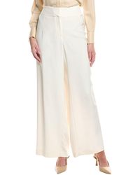 Lafayette 148 New York - Plus Dalton High-Rise Silk-Blend Pant - Lyst