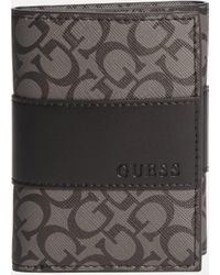 Guess Factory - Logo Print Trifold Wallet - Lyst