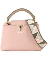 Louis Vuitton - Capucines Leather Shoulder Bag (pre-owned) - Lyst