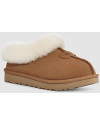 UGG - Tazzette 1134810-Che Slippers Chestnut Suede Sheepskin Lined Gug220 - Lyst