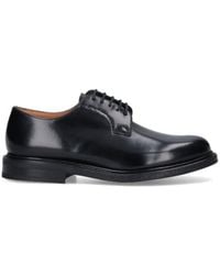 Church's - Polished Leather Derby Shoes With Rounded Toe - Lyst