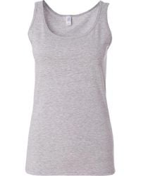 Gildan - Ladies Soft Style Tank Top Vest - Lyst