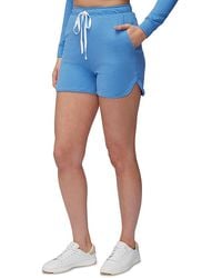 Three Dots - Drawstring Waist High Rise Casual Shorts - Lyst