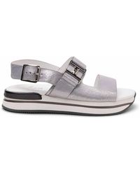 Hogan - H257 Leather Sandals - Lyst