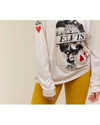 Daydreamer - Sun Records X Elvis King Of Hearts Long Sleeve Top - Lyst