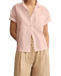 Arlo Mott - Clark Split Back Top - Lyst
