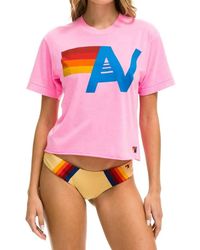 Aviator Nation - Logo Boyfriend Tee - Lyst