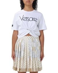 Versace - Safety Pin 1978 Logo T-Shirt - Lyst