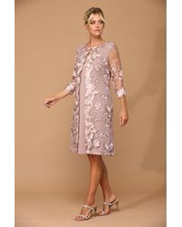 TRUEDAMES - Short Mother Of Bride Attached Jacket Dress - Lyst