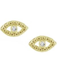 Sahara - Evil Eye Studs - Lyst