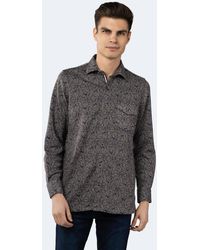 Luchiano Visconti - Leo Sapphire With And Paisleys Jacquard Shirt - Lyst