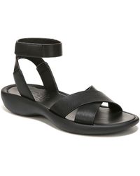 Naturalizer - Genn-climb Open Toe Faux Leather Ankle Strap - Lyst