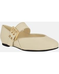 Guess - Kingly Buckle Ballet Flats - Lyst