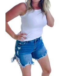 Zenana - Solid Mini Ribbed Tank - Lyst