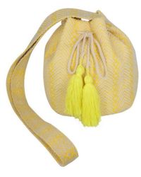 Fashnzfab - Geometric Pattern Bucket Bag - Lyst