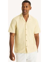 Nautica - Relaxed Fit Printed Button-Up Polo - Lyst